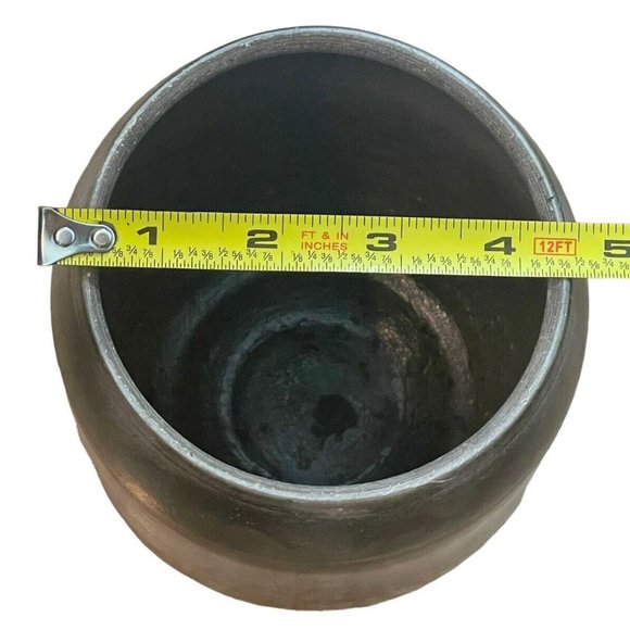 Michael Welliver Pottery Raku Art Signed Studio Vessel Kitchen Office Unusual - Picture 10 of 16